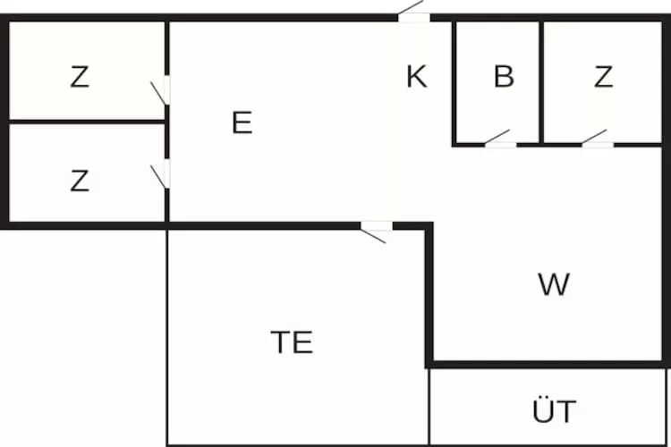 8 person holiday home in Rønde-By Traum-Floor plan