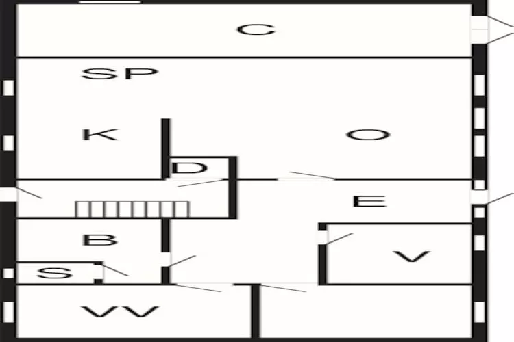 6 person holiday home in Halsanaustan-By Traum-Floor plan