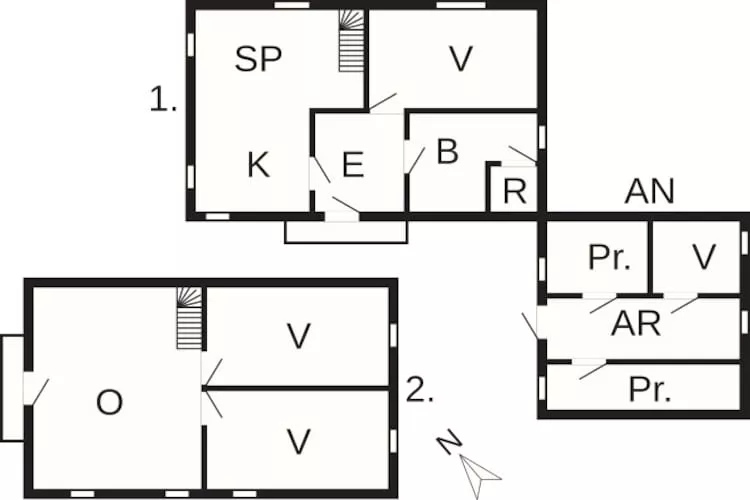 Maison de vacances pour 10 a Roslev-By Traum-Plan