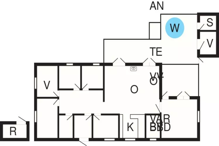 12 Personen Ferienhaus in Ålbæk-By Traum-Grundriss