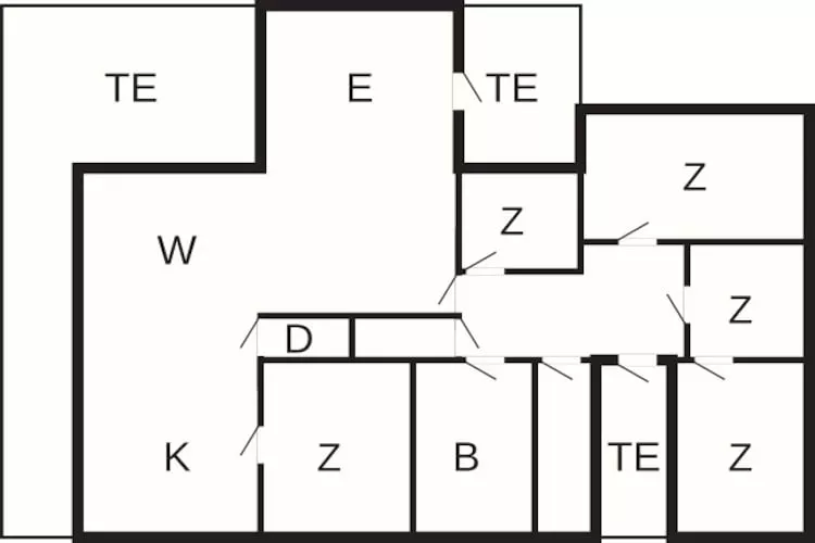 12 person holiday home in Skare-By Traum-Floor plan