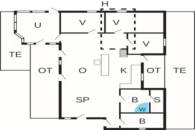 10 Personen Ferienhaus in Dannemare-By Traum-Grundriss