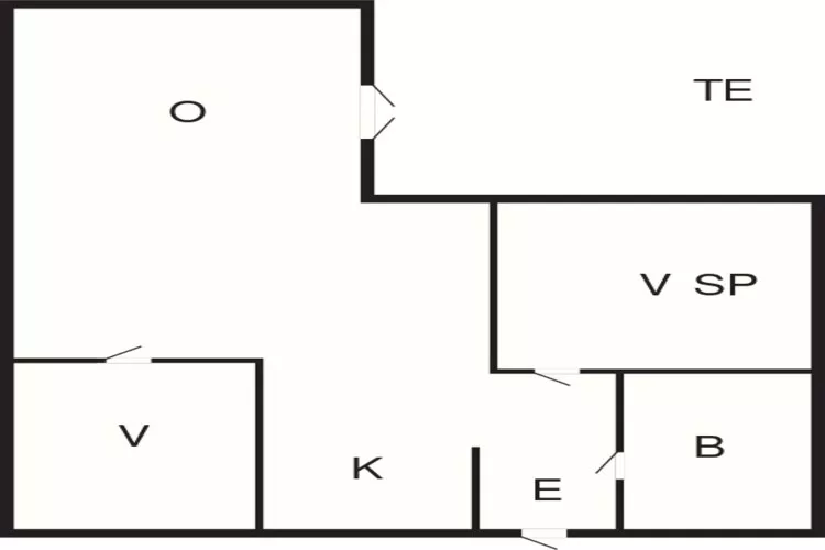 4 person holiday home in HÅCKSVIK-By Traum-Floor plan