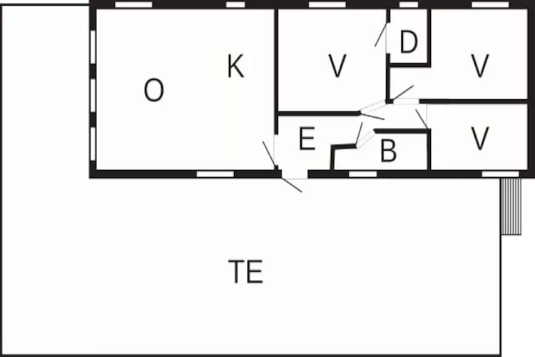 6 person holiday home in Tansøy-By Traum-Floor plan