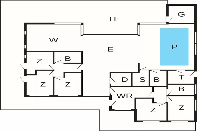 10 person holiday home in Jerup-By Traum-Floor plan