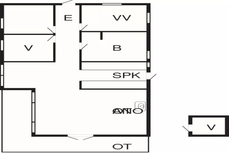 Maison de vacances pour 6 a Ebeltoft-By Traum-Plan