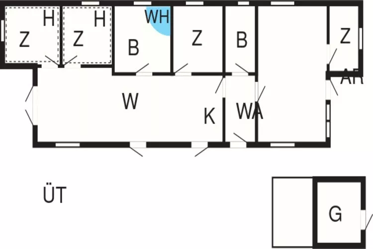 10 person holiday home in Ansager-By Traum-Floor plan