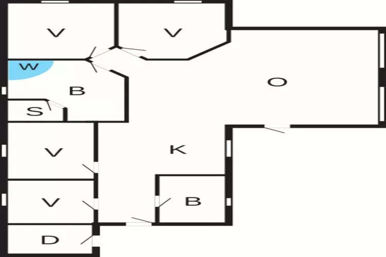 9 person holiday home in Højslev-By Traum-Floor plan