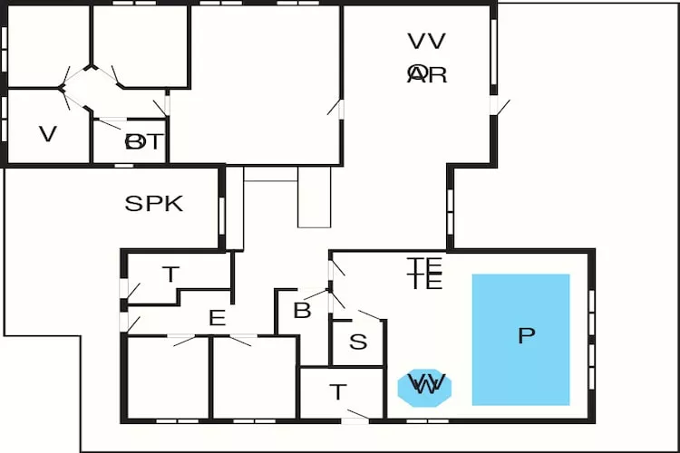 Retraite de luxe près de Skastrup -- By Traum Ferienwohnungen-Plan