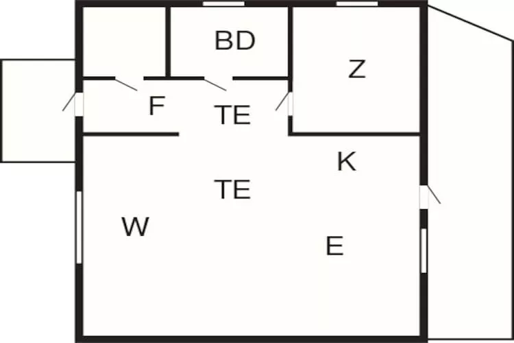 3 person holiday home in Henningsvær-By Traum-Floor plan
