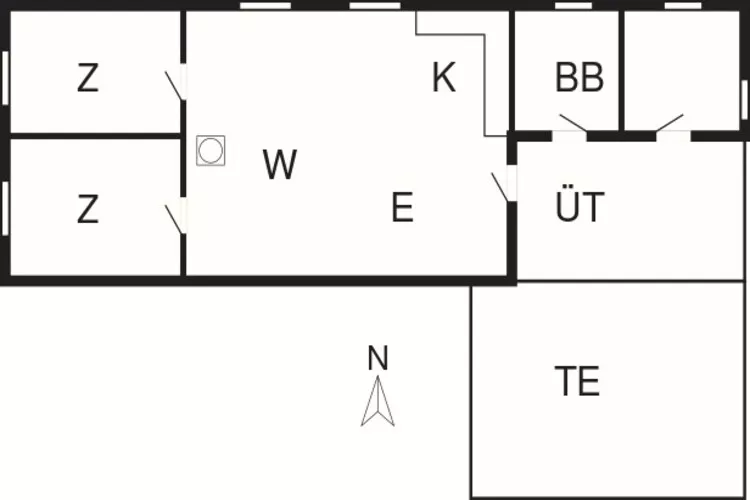 HUS 55768  HYTTE D-Floor plan