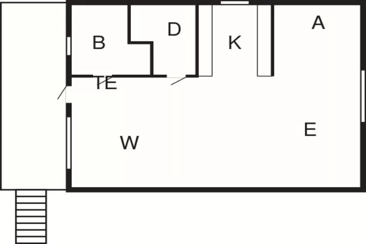 4 Personen Ferienhaus in Romelanda-By Traum-Grundriss
