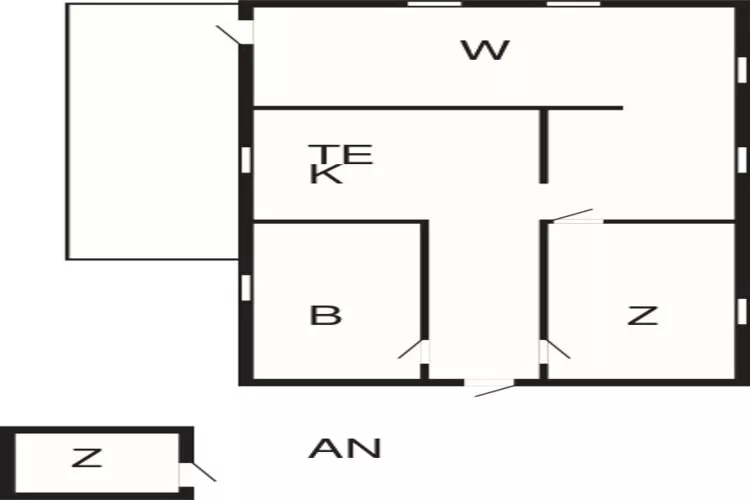 6 person holiday home in Eskebjerg-By Traum-Floor plan