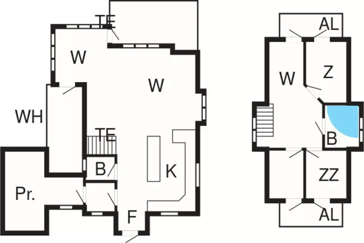 Maison de vacances pour 8 a GLOMMEN-By Traum-Plan d'étage