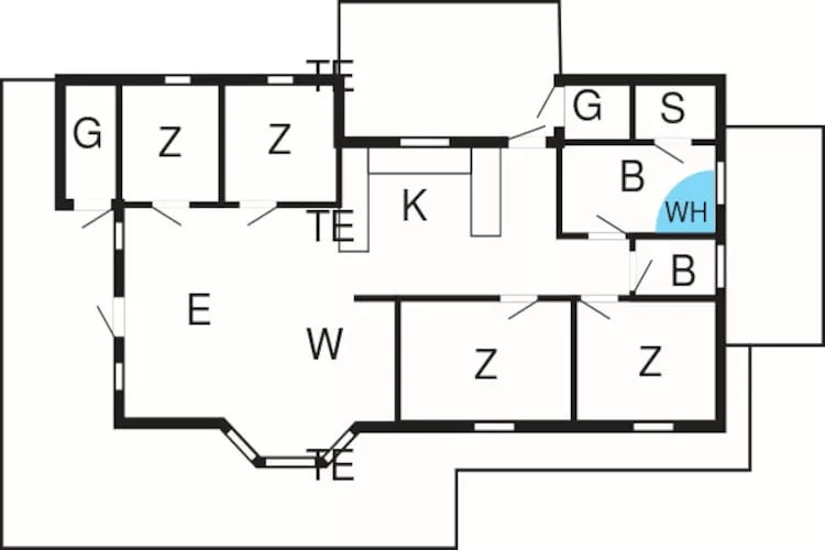 10 Personen Ferienhaus in Løkken-By Traum-Grundriss