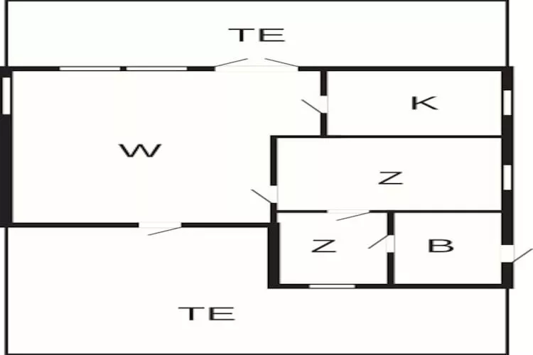 2 person holiday home in Otterup-By Traum-Floor plan