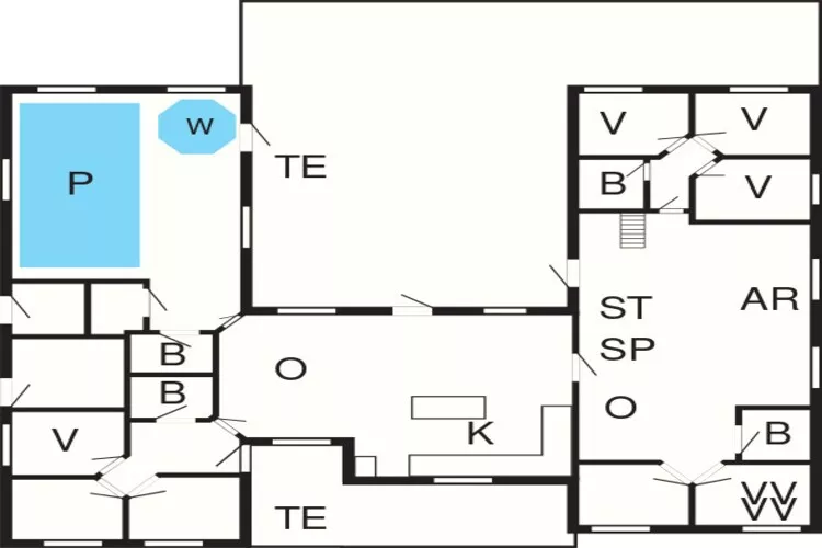 22 Personen Ferienhaus in Nexø-Grundriss