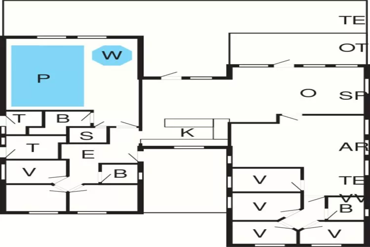 Luxury Pool Retreat in Blavand - By Traum Ferienwohnungen-Floor plan