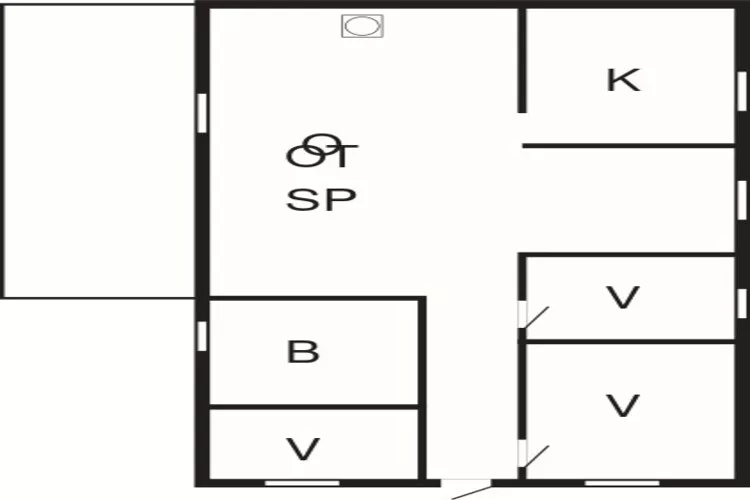 5 Personen Ferienhaus in Dannemare-By Traum-Grundriss