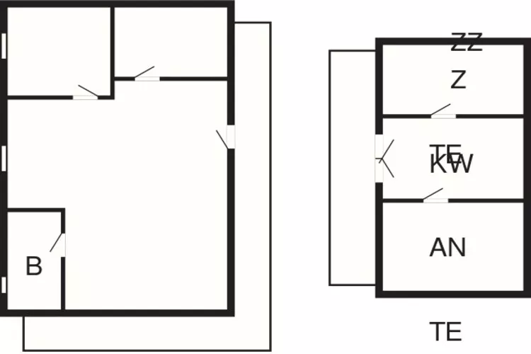 6 person holiday home in Odder-By Traum-Floor plan