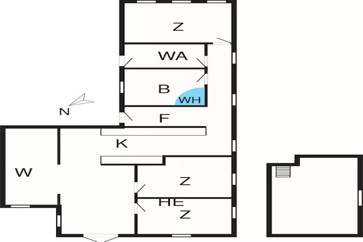 9 person holiday home in Jægerspris-By Traum-Floor plan