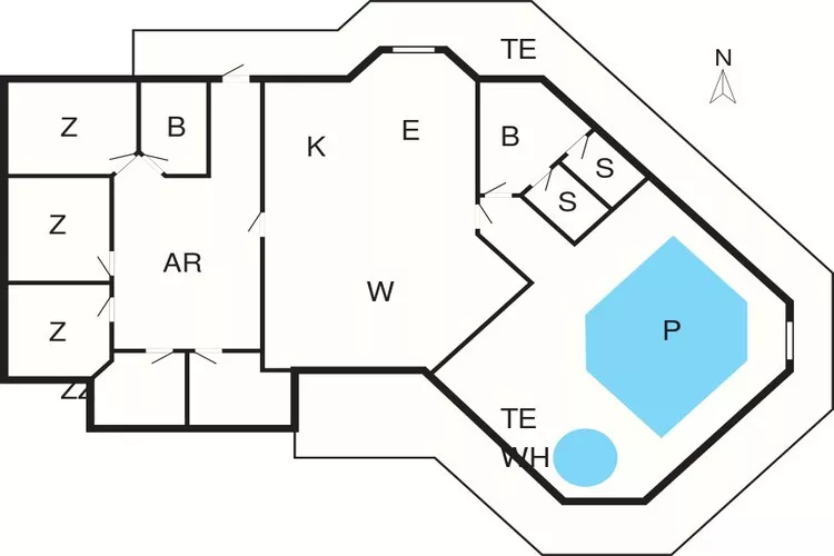 Luxury Retreat in Hejlsminde - By Traum Ferienwohnungen-Floor plan