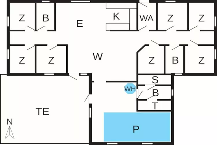 Luxury Pool Retreat - By Traum Ferienwohnungen-Floor plan