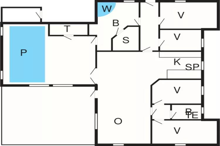 12 person holiday home in Vestervig-By Traum-Floor plan
