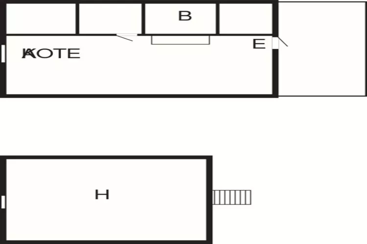 Maison de vacances pour 3 a Gullholmen-Plan