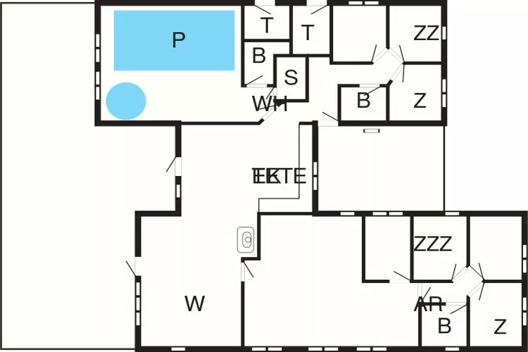 Luxurioses Refugium mit Pool -- By Traum Ferienwohnungen-Grundriss