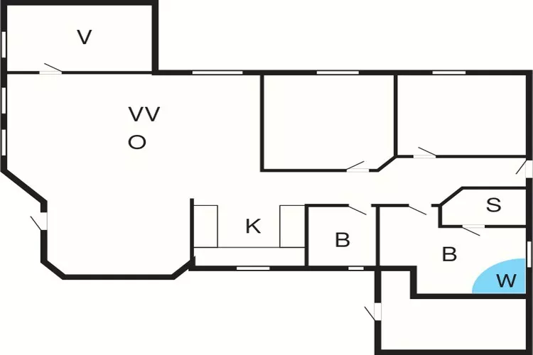 9 person holiday home in Hirtshals-By Traum-Floor plan