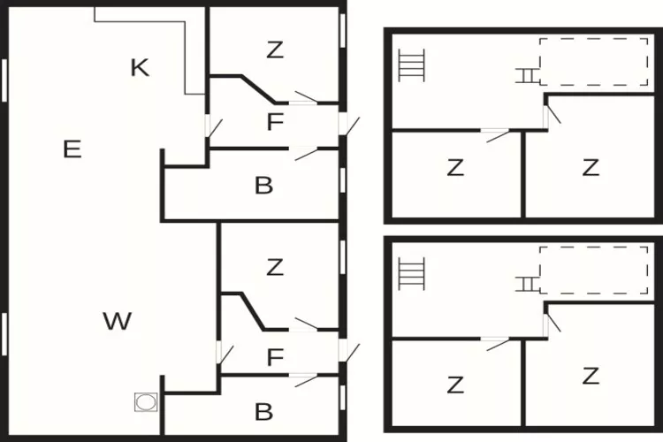 7 room,2 level,attached house-Plan