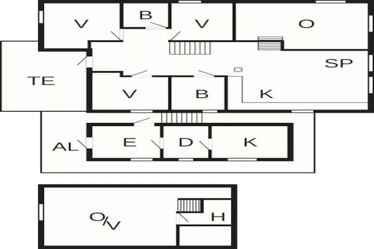Maison de vacances pour 8 a Lesund-Plan