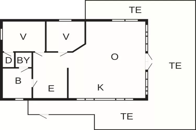 6 person holiday home in BODAFORS-Floor plan