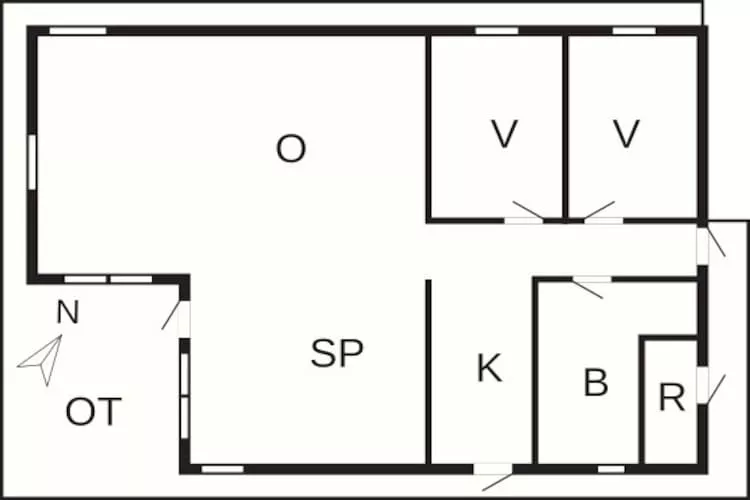 6 Personen Ferienhaus in TJÖRNARP-Grundriss