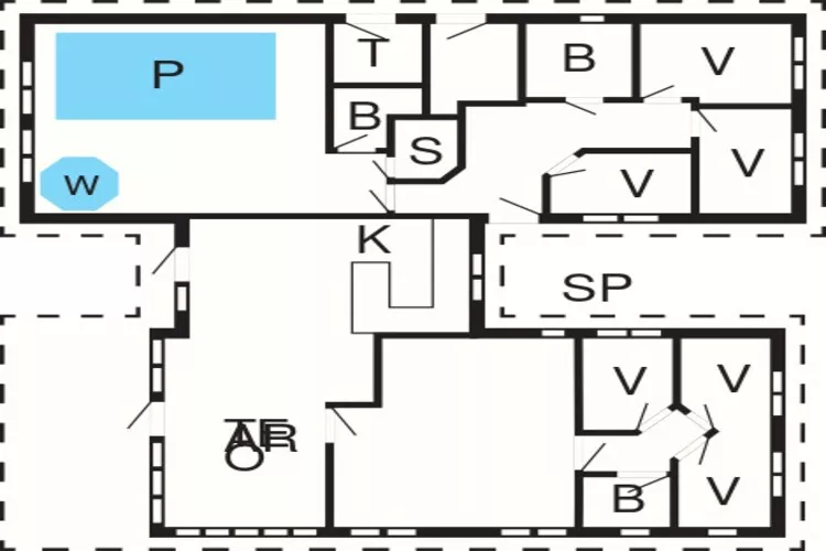 Luxury Pool Villa in Dronningmolle - By Traum Ferienwohnungen-Floor plan