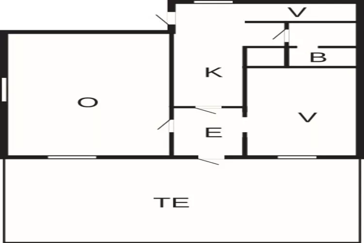 4 person holiday home in UGGLARP-Floor plan