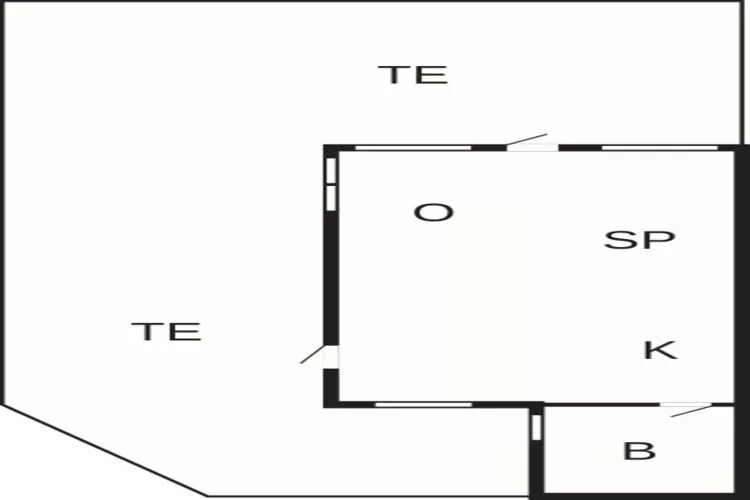 2 Personen Ferienhaus in Bogense-By Traum-Grundriss