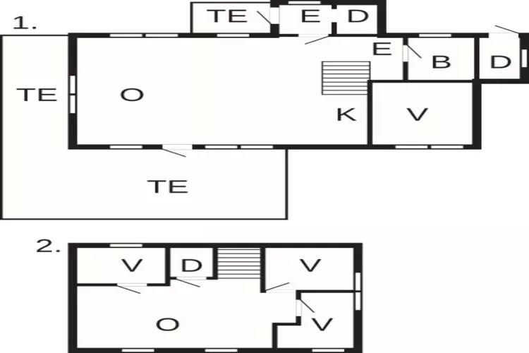 5 person holiday home in GURSKØY-Floor plan