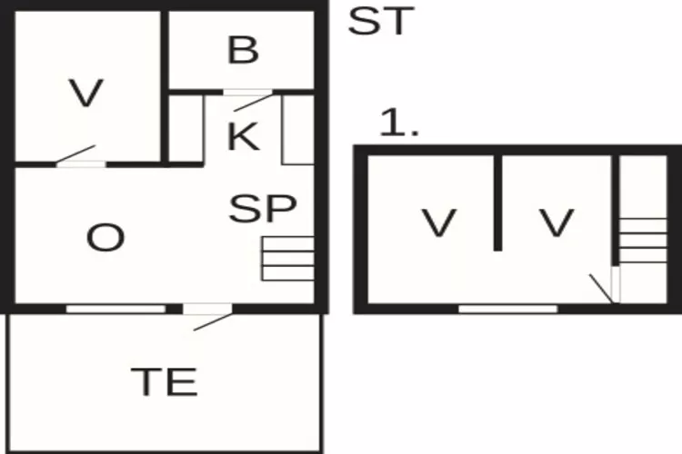 3 room,2 levels,dishwasher - Plan