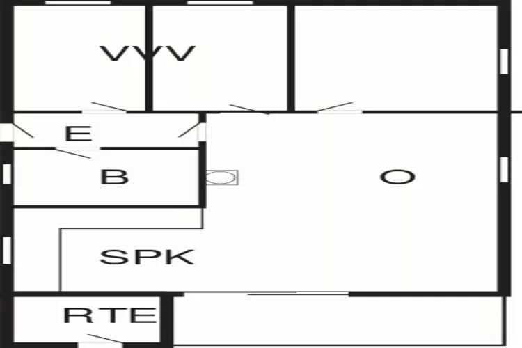 5 person holiday home in Vinderup-By Traum-Floor plan