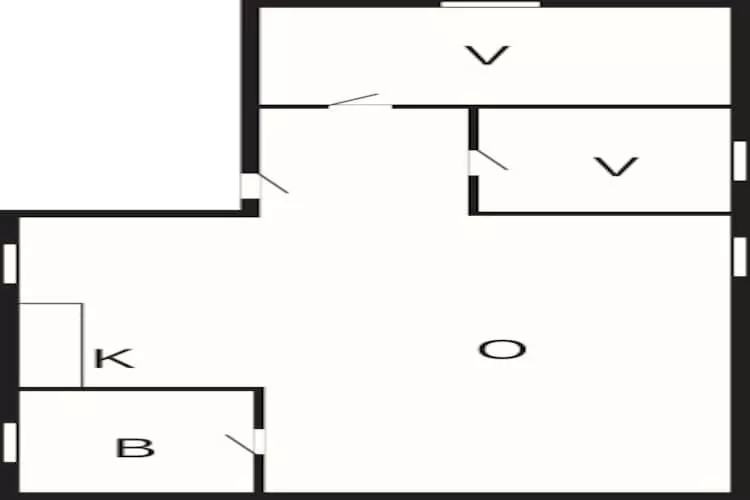 Maison de vacances pour 4 a Skjern-By Traum-Plan