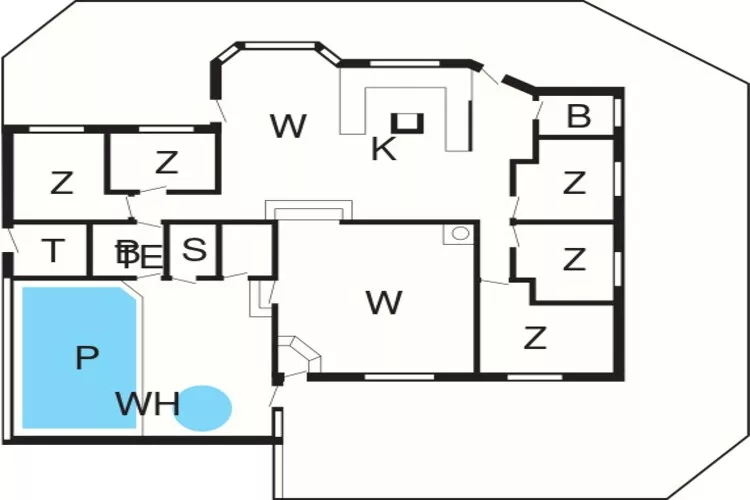 14 person holiday home in Hjørring-By Traum-Floor plan