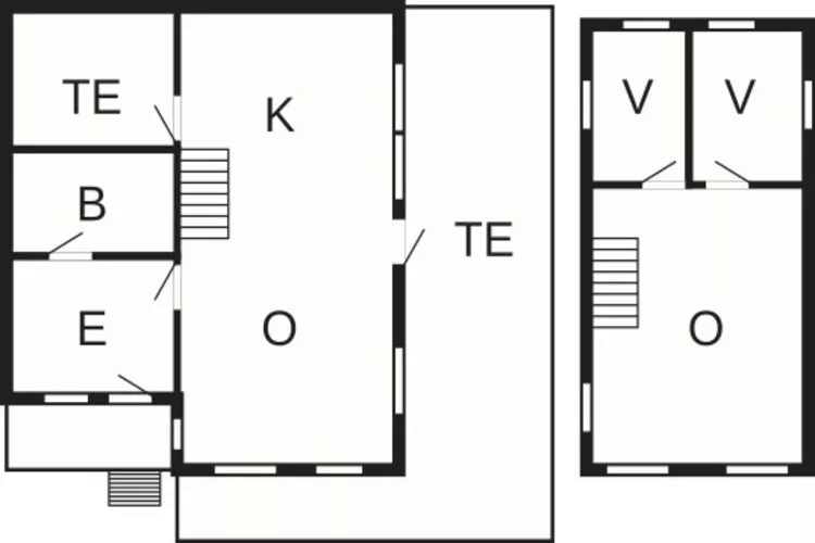 6 person holiday home in Nord-Lenangen-Floor plan