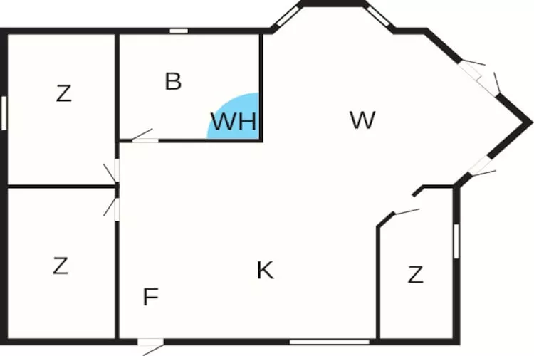 9 person holiday home in Hurup Thy-By Traum-Floor plan