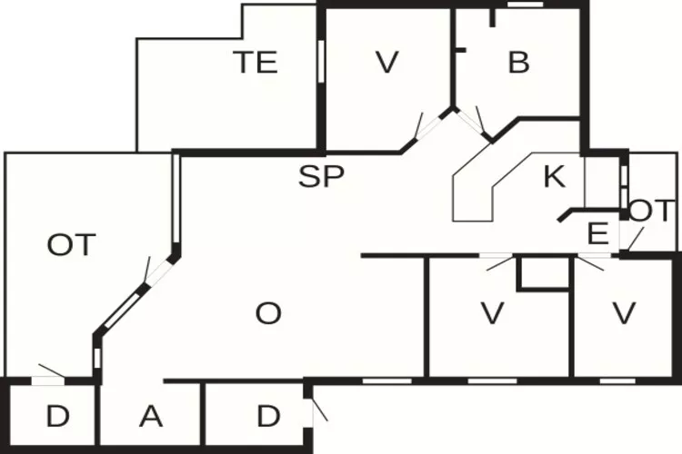 6 person holiday home in Nakskov-By Traum-Floor plan