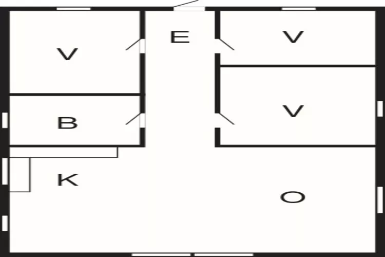 4 Personen Ferienhaus in Toftlund-By Traum-Grundriss