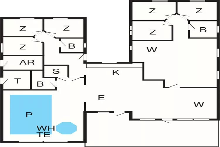 16 person holiday home in Glesborg-Floor plan