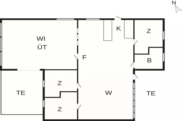 Tranquil Beach Retreat - By Traum Ferienwohnungen-Floor plan