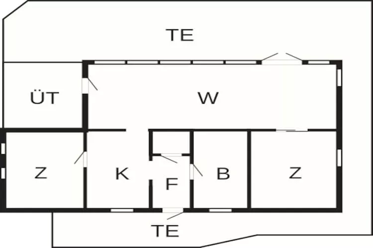 8 person holiday home in HYLTEBRUK-Floor plan